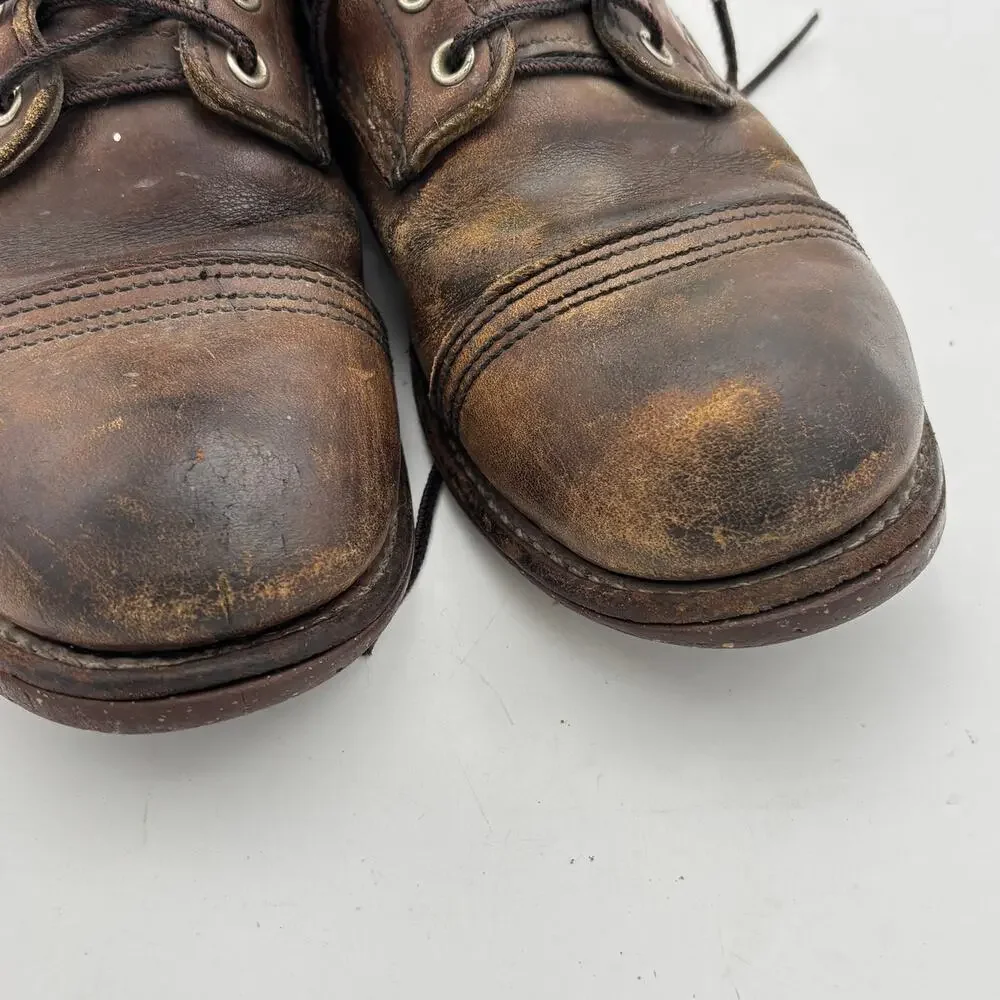 Red Wing 8111 Heritage Iron Ranger 6 Inch Work Boots Men's 7.5D Workwear